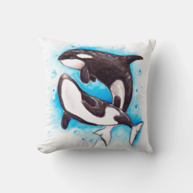 orca play kudde (Framsida)