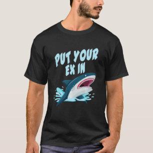 Orca plush shark Kvinnor i hajmunnen Swea 3 T Shirt