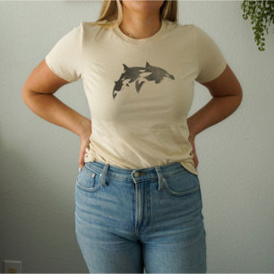 Orca Pod Grunge Aesthetic Shirt T