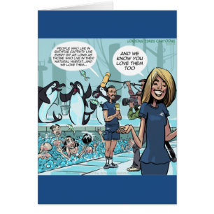 Orca Revenge by Rick London Funny Hälsningskort