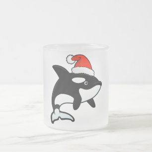 Orca Santa Frostad Glasmugg