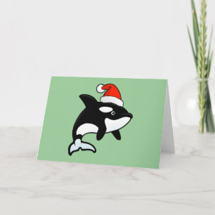 Orca Santa Helgkort