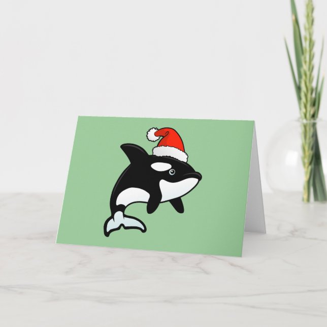 Orca Santa Helgkort (Framsida)