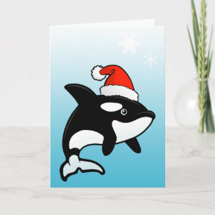 Orca Santa Helgkort