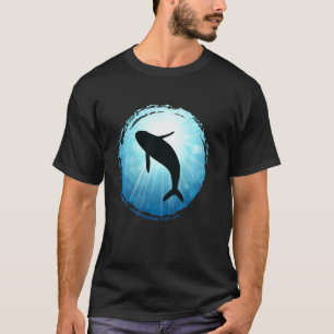 Orca Shadow Diving Ocean Freediving Sea Apnea Dive T Shirt