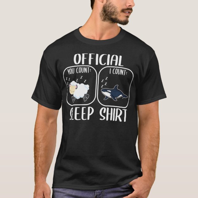Orca Sleep Shirt Count Sheep T (Framsida)
