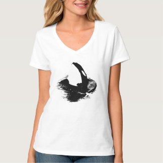 Orca"späckhuggare" skjorta - vit t shirt