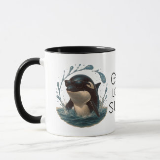 Orca Splash i solglasögon – Val- och delfindagen E Mugg