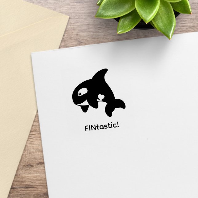 Orca Val FINtastisk (fantastisk) 1x1 Stämpel (Skapare uppladdad)