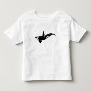 Orca val illustration - Välj bakgrund färg T Shirt