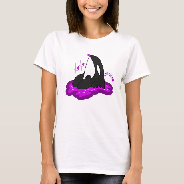 Orca Valentines day T Shirt (Framsida)