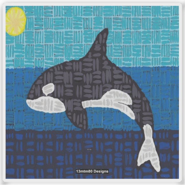 Orca - Vinyldekal Klistermärken (Framsida)