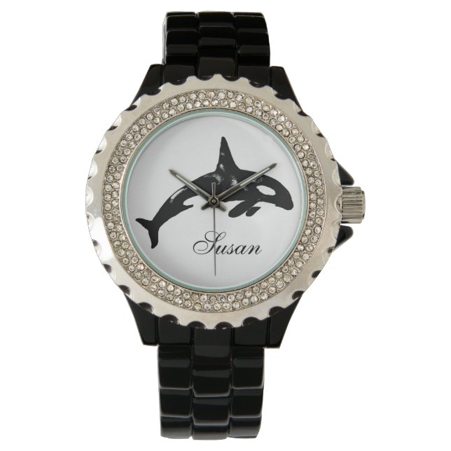 Orca Whale Armbandsur (Framsida)