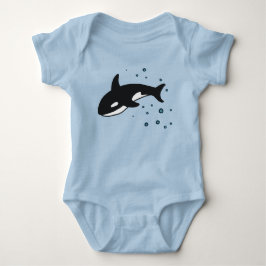 Orca Whale Baby Bodykosten T Shirt