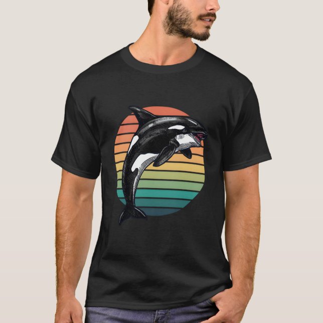 Orca Whale For T Shirt (Framsida)