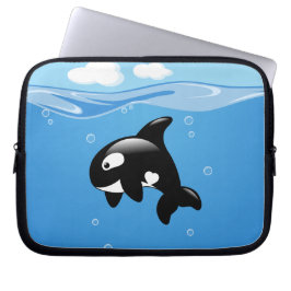 Orca Whale i Ocean Laptop Fodral