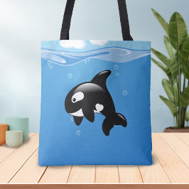 Orca Whale i Ocean Tygkasse