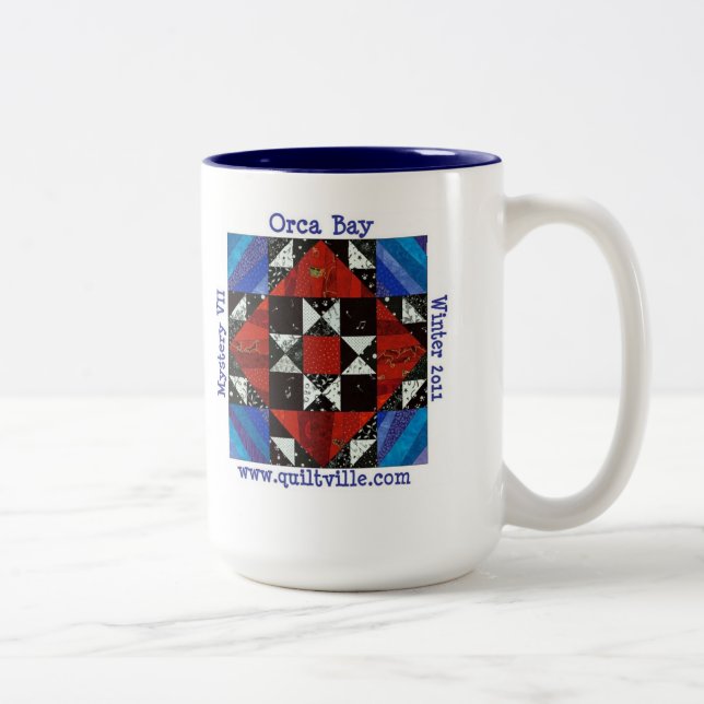 Orcafjärdgåta, Quiltville Två-Tonad Mugg (Höger)