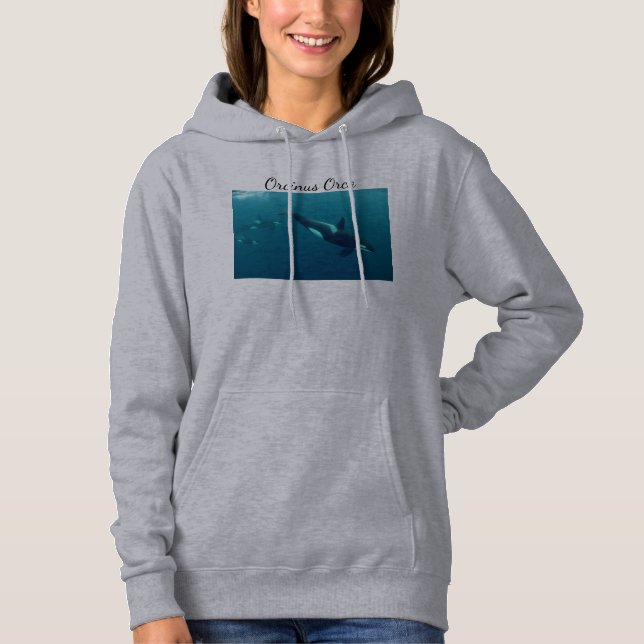 OrcaHoodie T Shirt (Framsida)