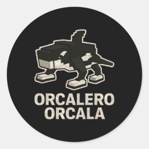 Orcalero Orcala - Roliga italienska hjärnruttna ba Runt Klistermärke
