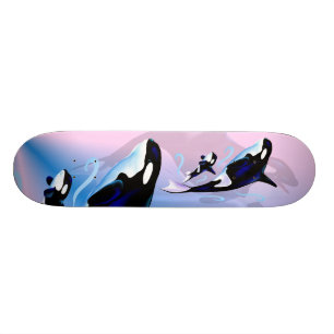 Orcamamma och babySkateboard Mini Skateboard Bräda 18,5 Cm