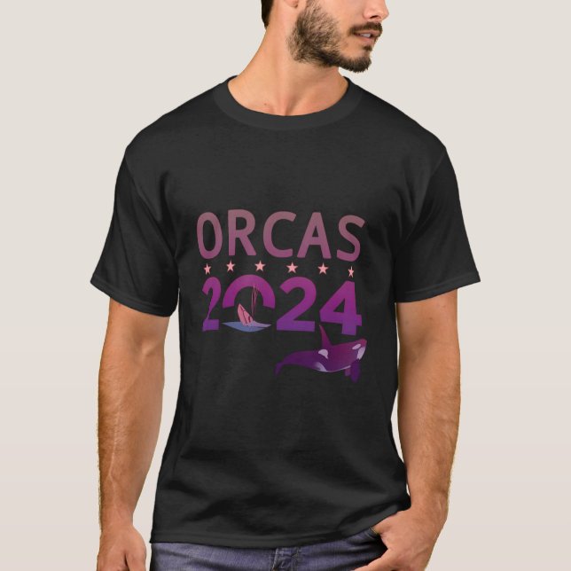 Orcas 2024 t shirt (Framsida)