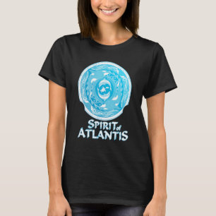 Orcas delphins sea sköldpadda Atlantis Poseidon Or T Shirt
