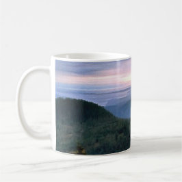 Orcas Island Sunset vid berget Kaffemugg