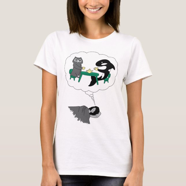 Orcas och ugglor t-shirt (Framsida)