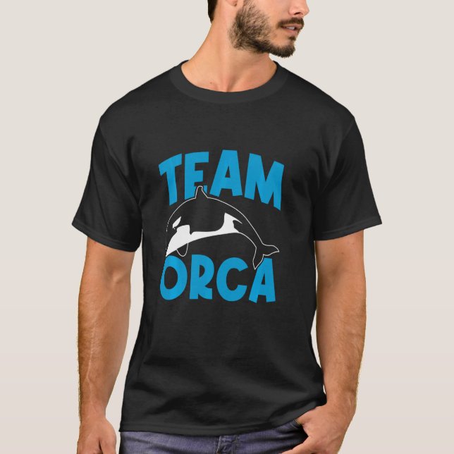 Orcas  Orca  Team Orca Whales Long Sleeve T Shirt (Framsida)
