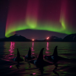 Orcas Simma i Lila Aurora - Killer Whale Pussel