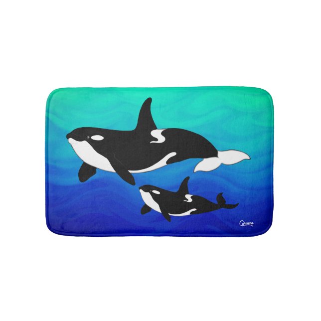 Orcas - Small Bath Mat Badrumsmatta (Framsidan)