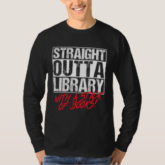 Orcas Straight Outta Library Book T Shirt