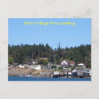 Orcas Village Ferry Landing Vykort