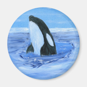 Orcaspäckhuggare Magnet