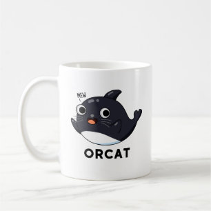 Orcat Funny Cat Orca Pun Kaffemugg