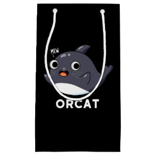 Orcat Funny Cat Orca Pun Mörk BG