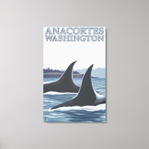 Orcaval #1 - Anacortes, Washington Canvastryck