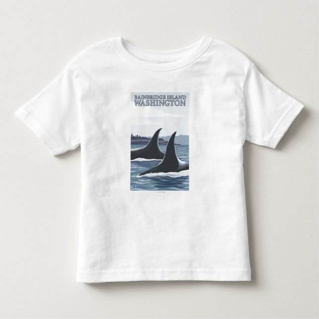 Orcaval #1 - Bainbridge ö, Washington Tee Shirt (Framsida)