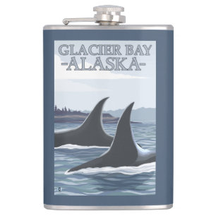 Orcaval #1 - glaciärfjärd, Alaska Fickplunta