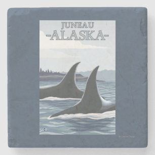 Orcaval #1 - Juneau, Alaska Underlägg Sten