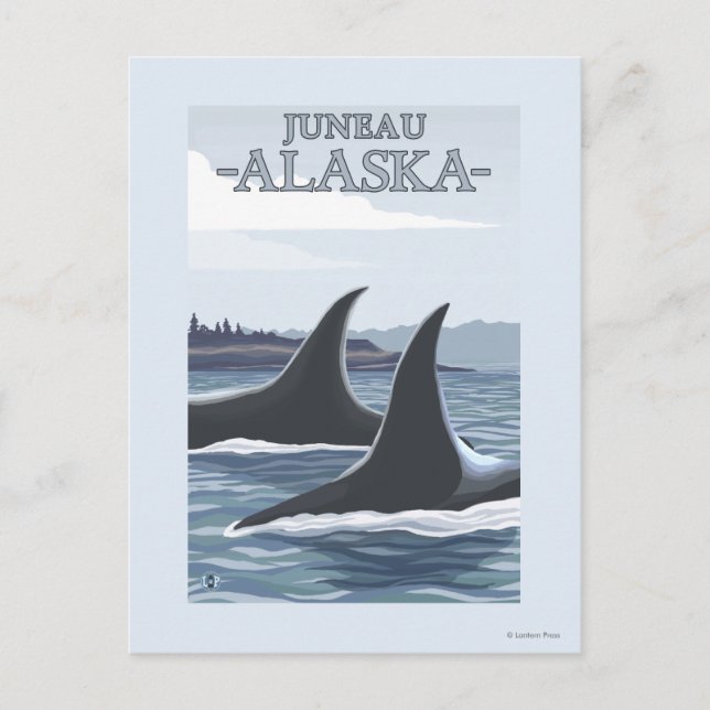 Orcaval #1 - Juneau, Alaska Vykort (Framsida)