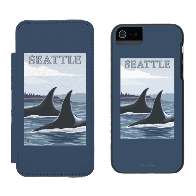 Orcaval #1 - Seattle, Washington Incipio iPhone Wallet Skal (Sida vid Sida)