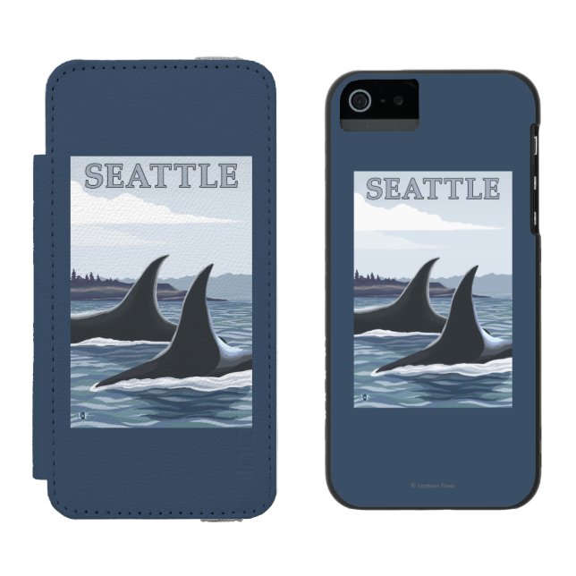 Orcaval #1 - Seattle, Washington Incipio iPhone Wallet Skal (Sida vid Sida)