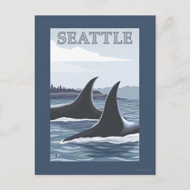 Orcaval #1 - Seattle, Washington Vykort (Framsida)
