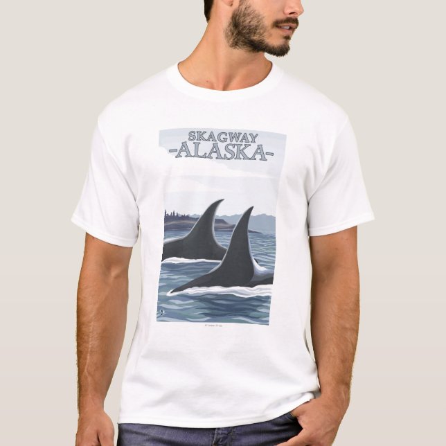 Orcaval #1 - Skagway, Alaska T Shirt (Framsida)