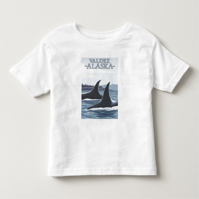 Orcaval #1 - Valdez, Alaska Tee (Framsida)