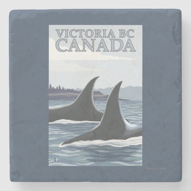 Orcaval #1 - Victoria, BC Kanada Stenunderlägg (Framsidan)