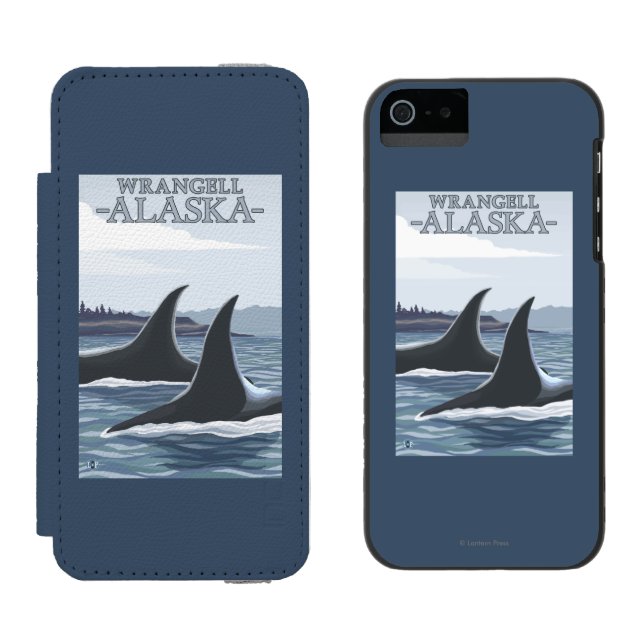 Orcaval #1 - Wrangell, Alaska Incipio iPhone Wallet Skal (Sida vid Sida)