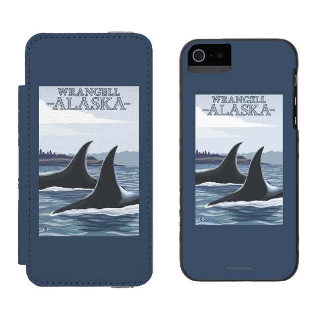 Orcaval #1 - Wrangell, Alaska Incipio iPhone Wallet Skal (Sida vid Sida)